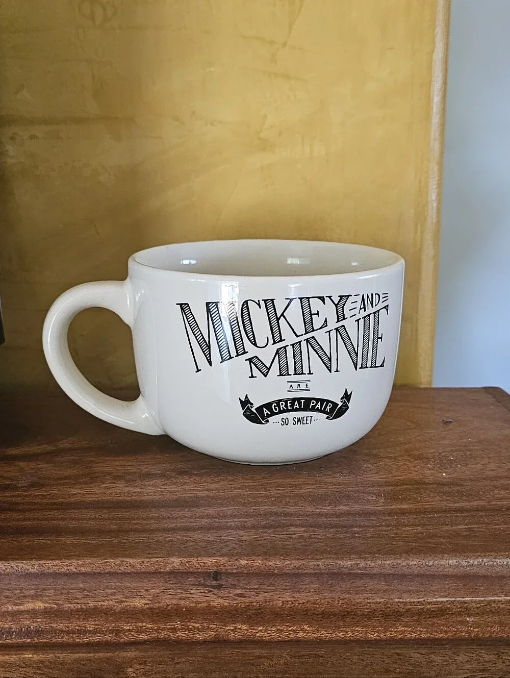 Silver Buffalo Mickey & Minnie So Sweet Ceramic Mug